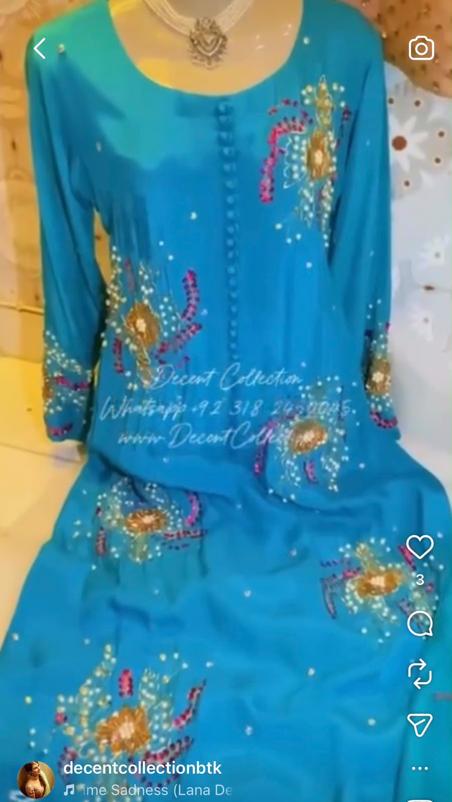 Azure Radiance — handwork dress, photo 2