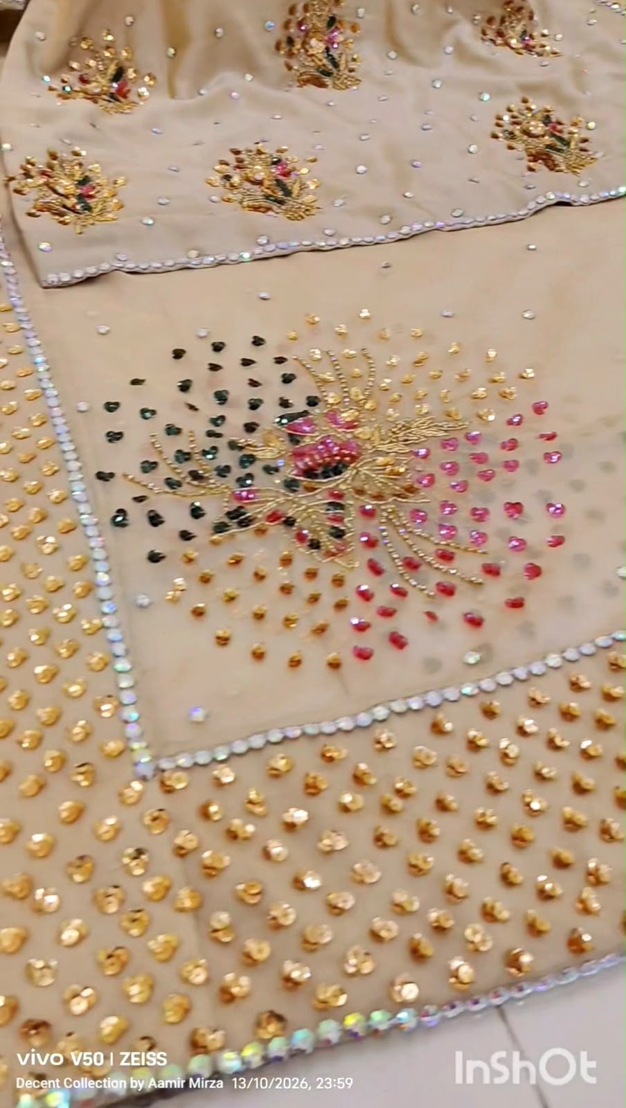 Champagne Royal Blossom — handwork dress, photo 4