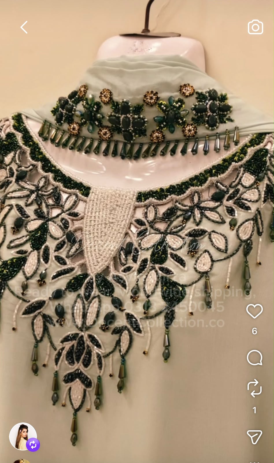 Emerald Garden — handwork dress, photo 3