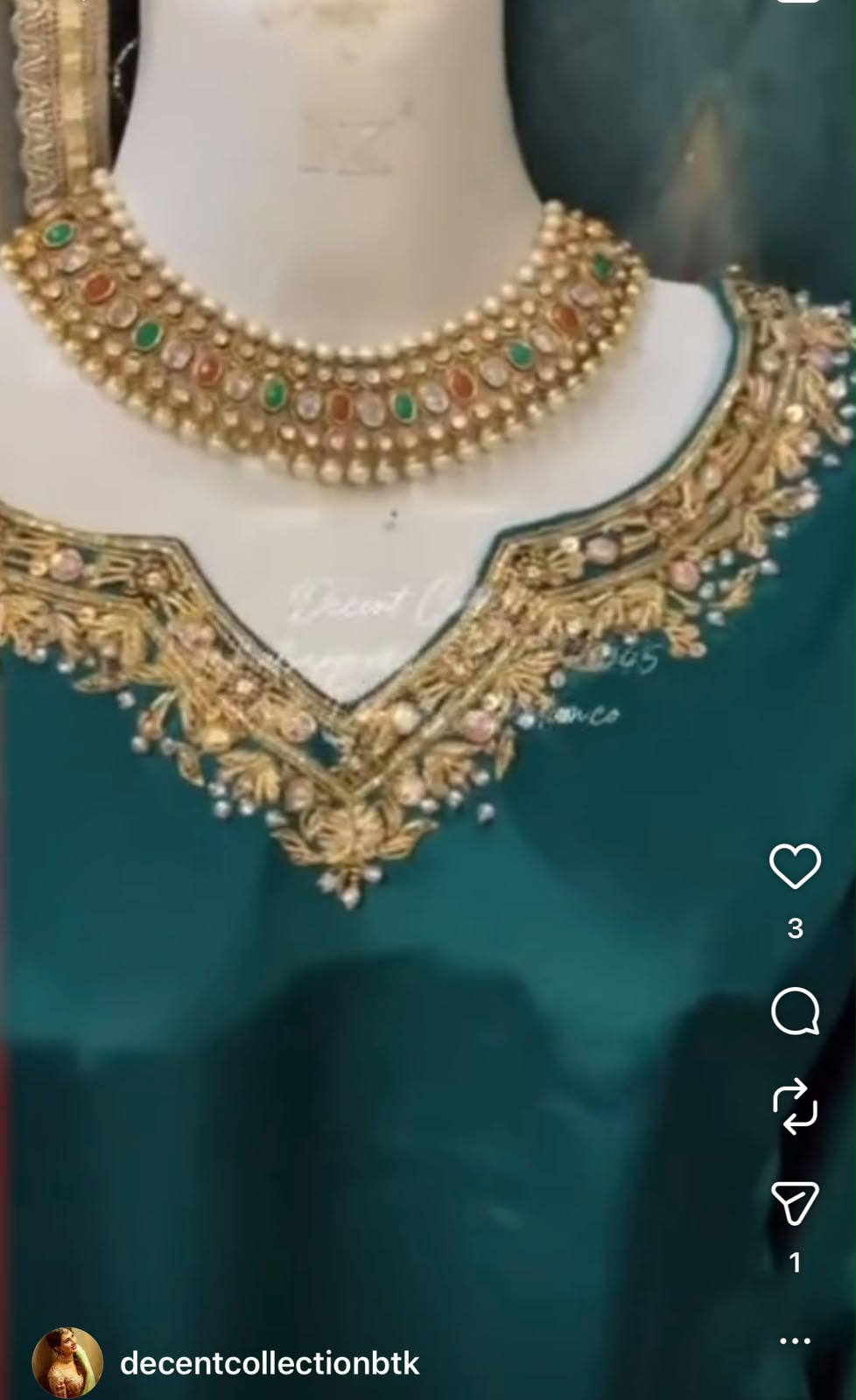 Emerald Royale — handwork dress, photo 2