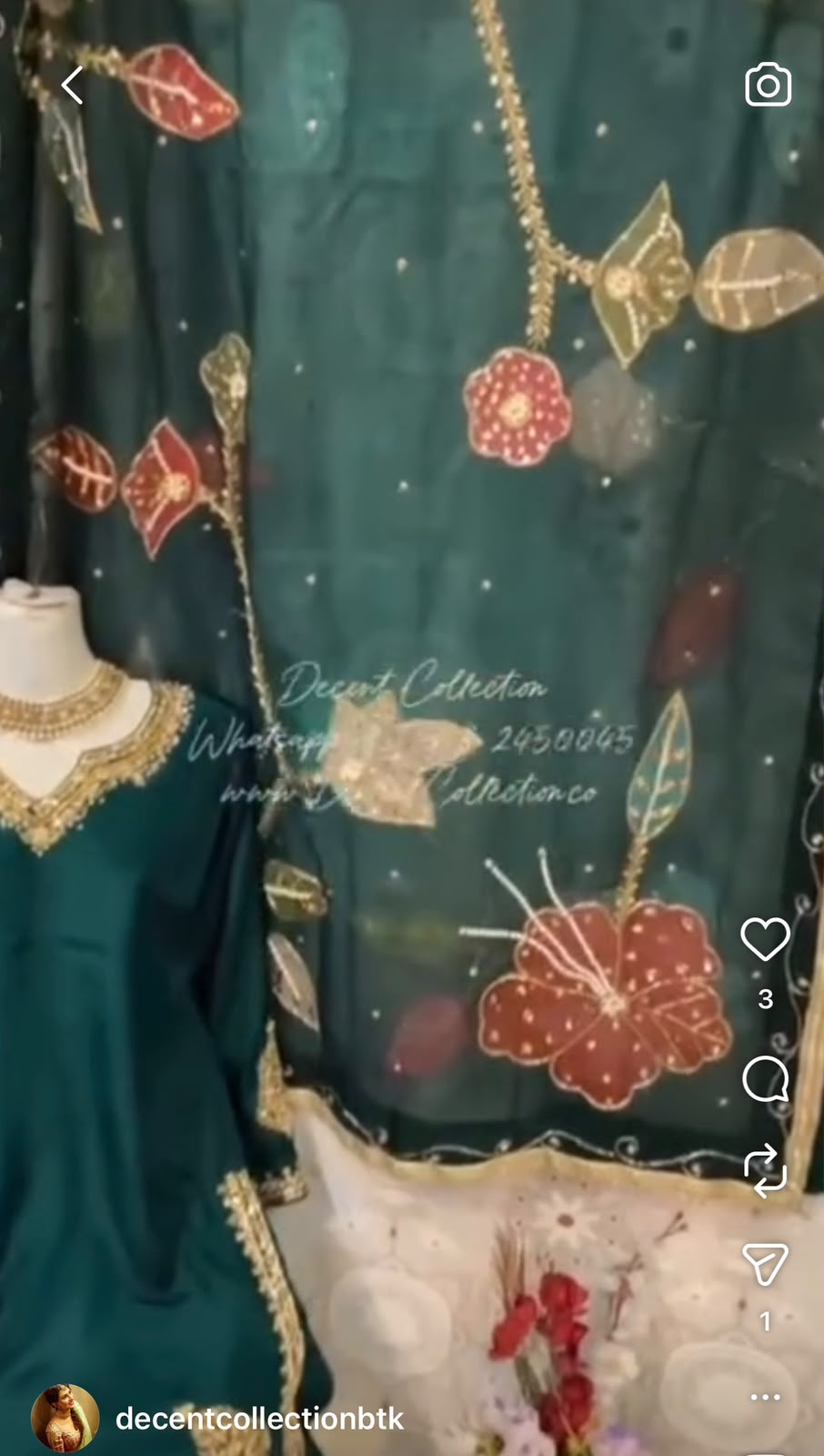 Emerald Royale — handwork dress, photo 4