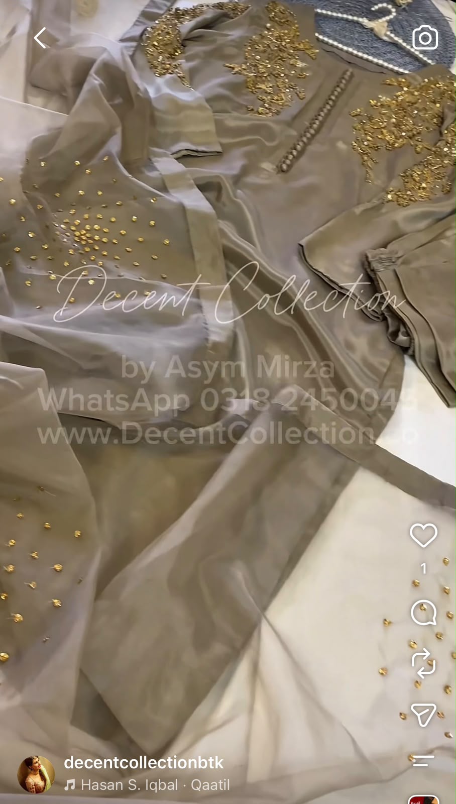 Golden Elegance — handwork dress, photo 2