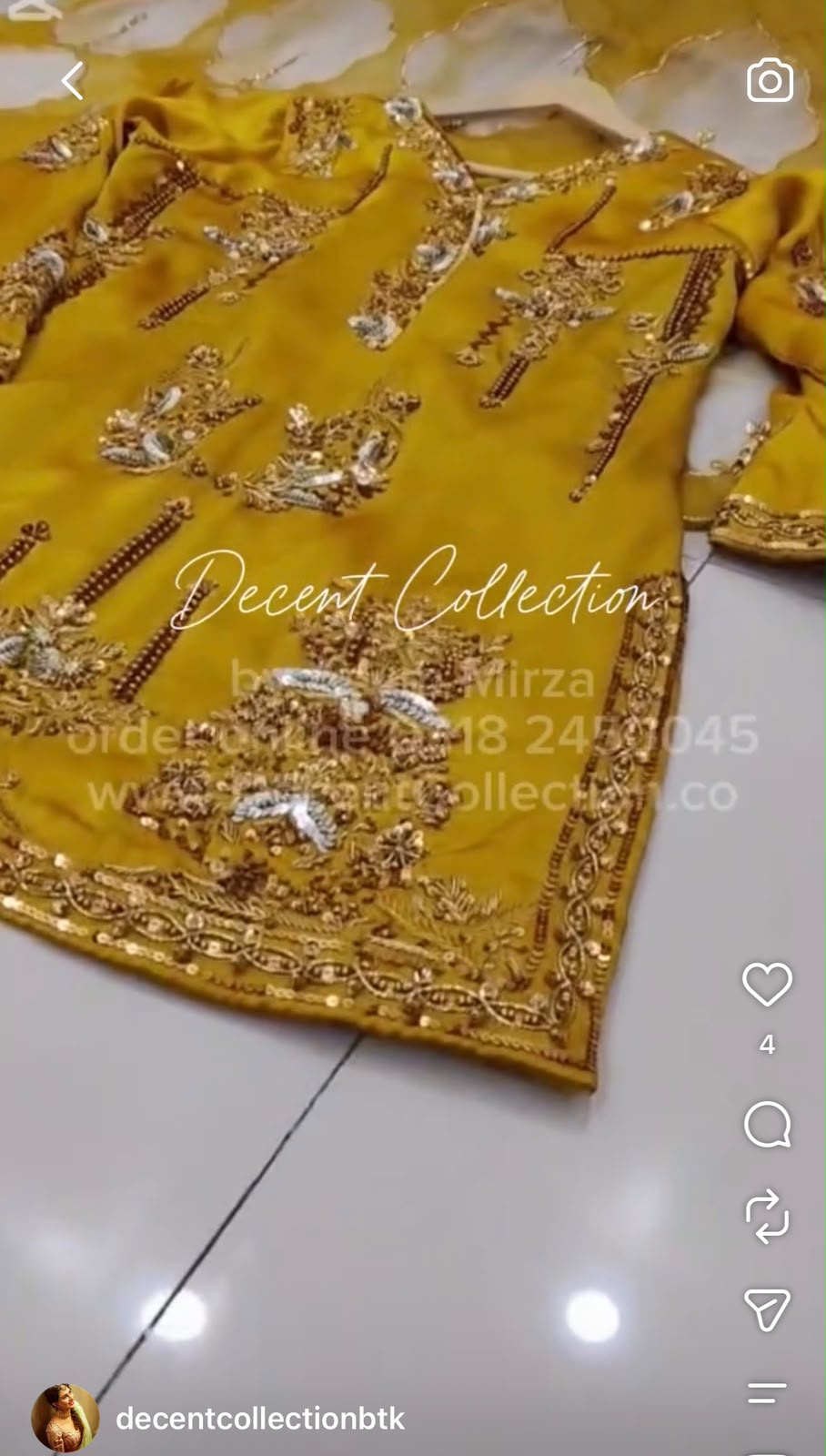 Golden Saffron — handwork dress, photo 4
