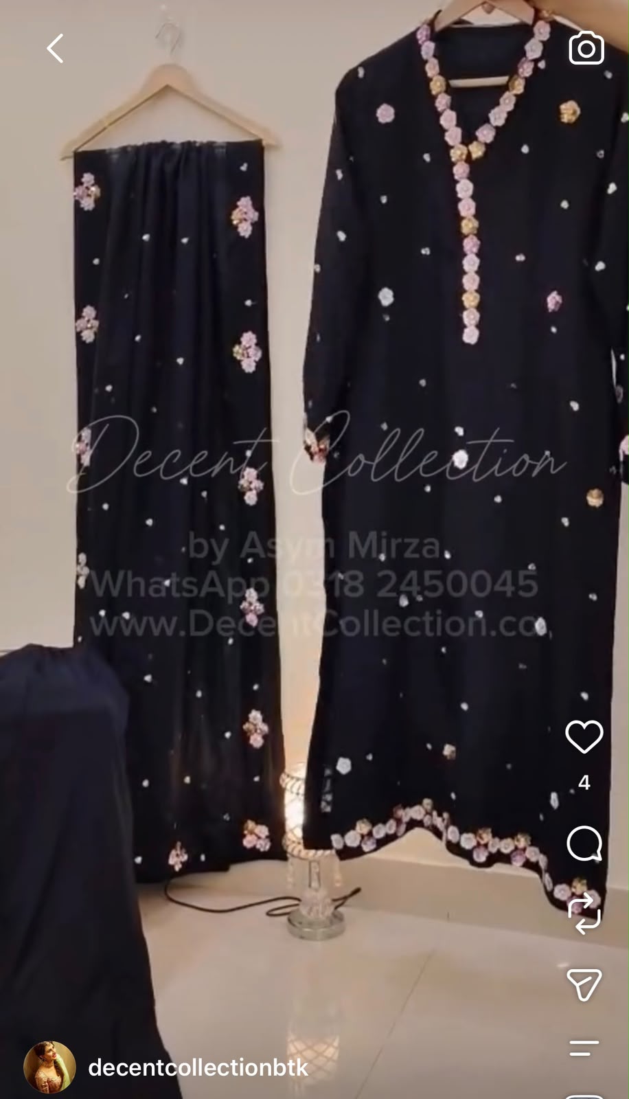 Midnight Blossom — handwork dress, photo 2