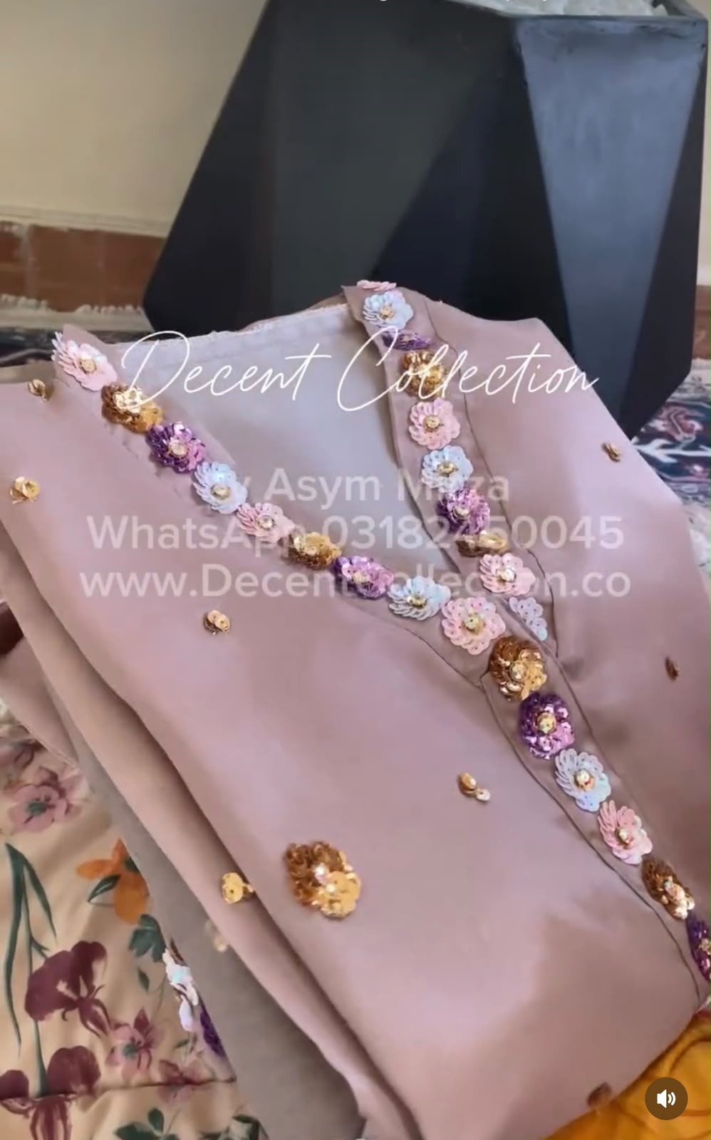 Mauve Blossom — handwork dress, photo 4