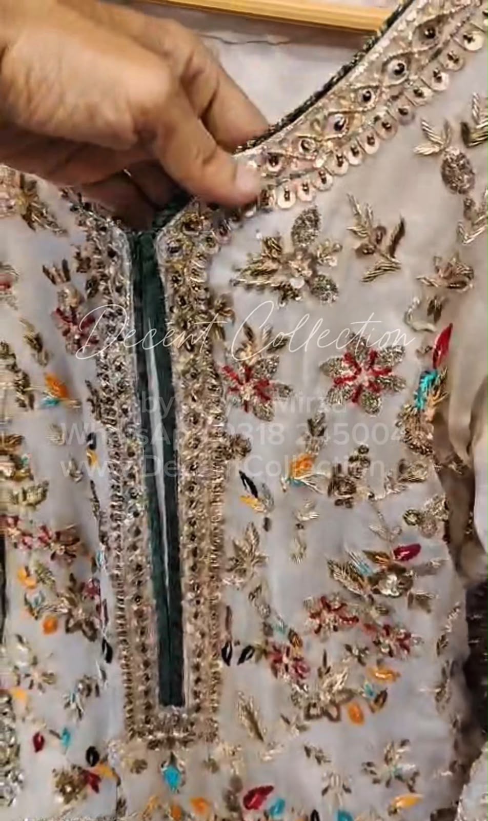 Ivory-Floral-Heritage — handwork dress, photo 2