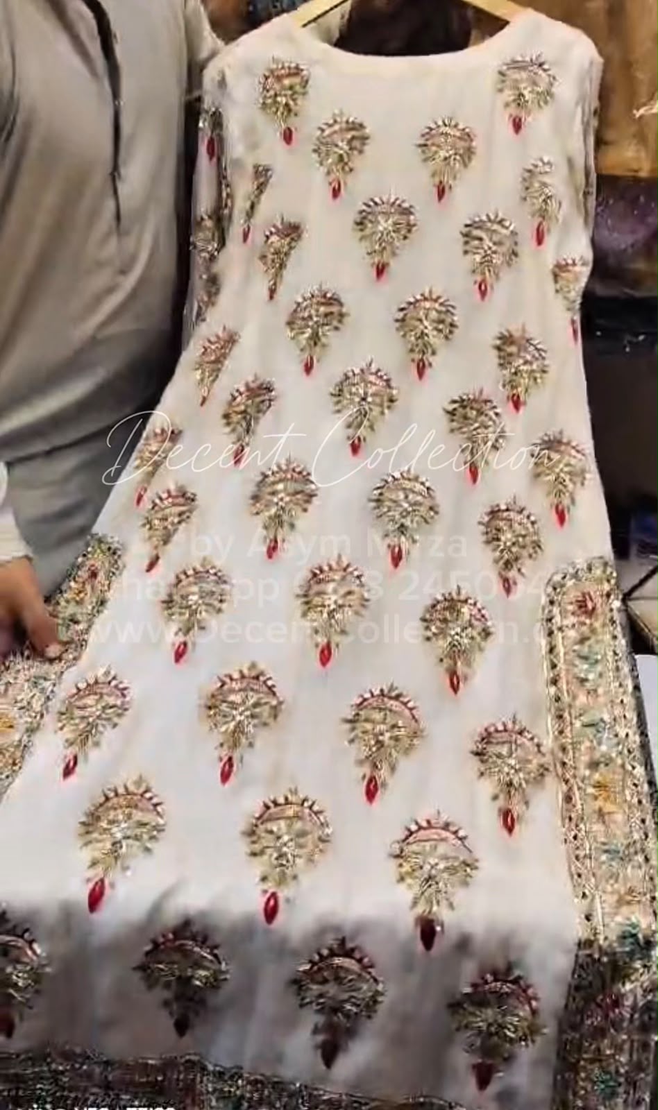 Ivory-Floral-Heritage — handwork dress, photo 3