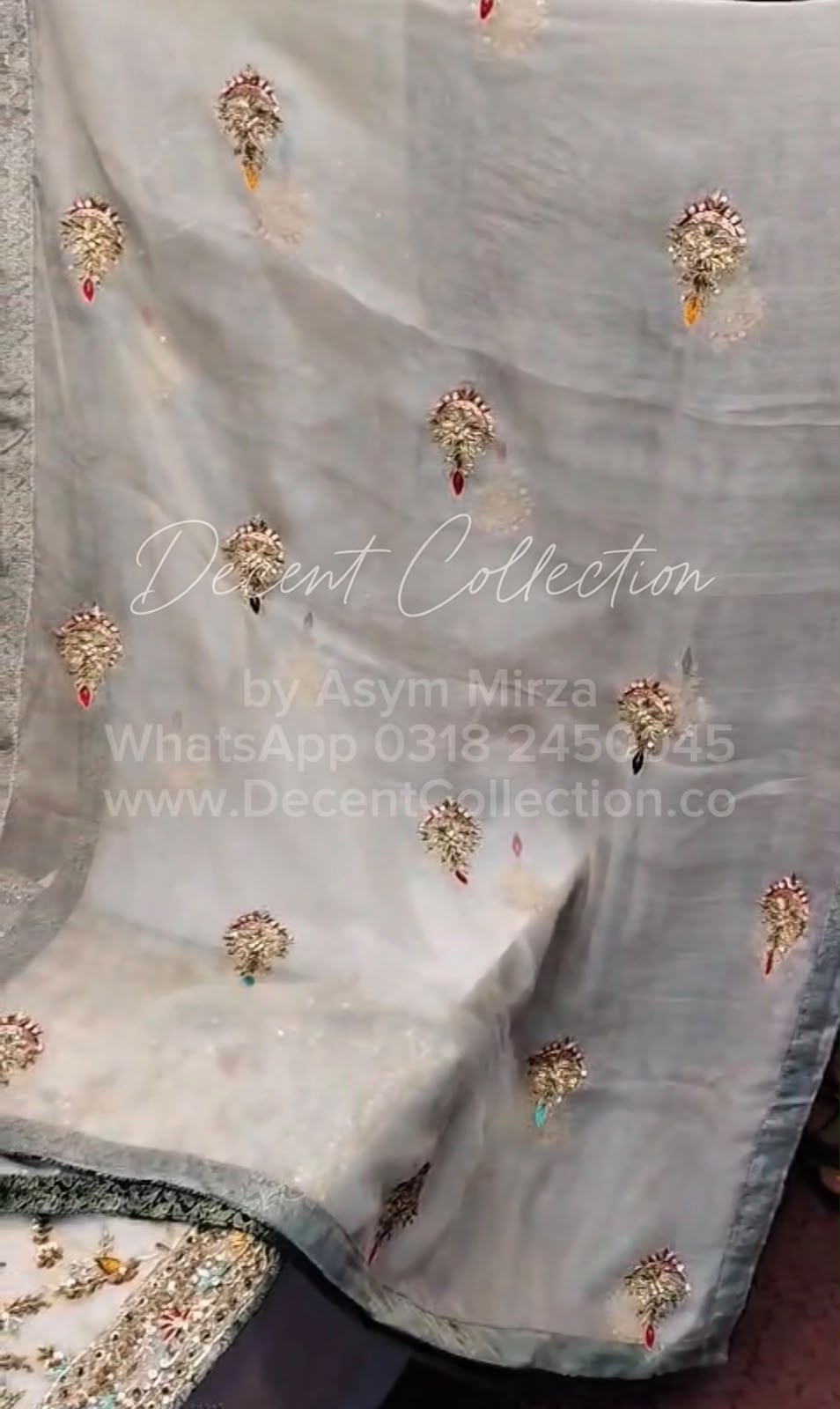 Ivory-Floral-Heritage — handwork dress, photo 4