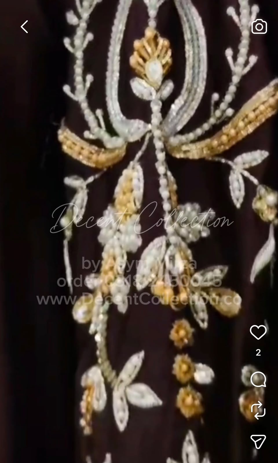 Maroon Royale — handwork dress, photo 4