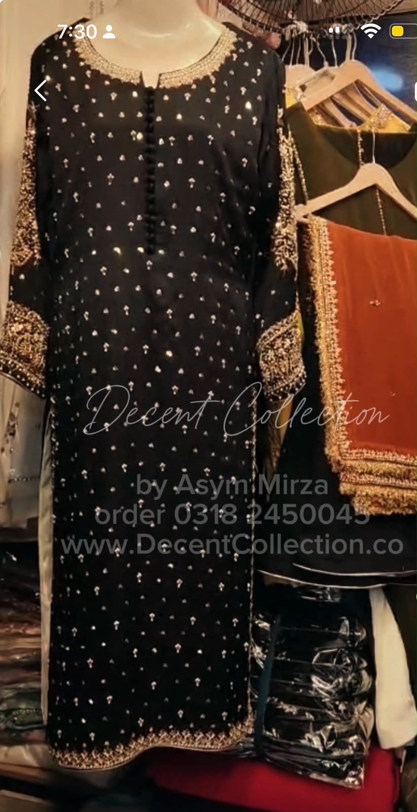 Midnight Royal Black — handwork dress, photo 2