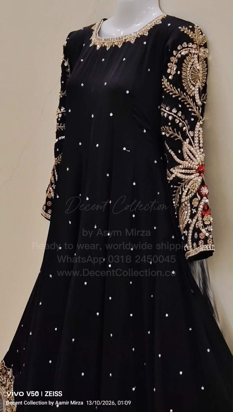 Midnight Royal Flair — handwork dress, photo 3