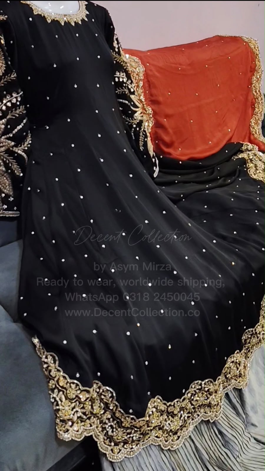 Midnight Royal Flair — handwork dress, photo 4