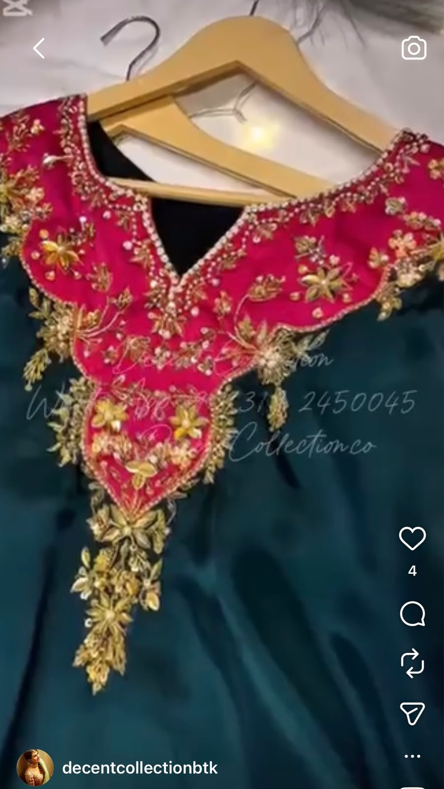 Midnight Ruby Royale — handwork dress, photo 3