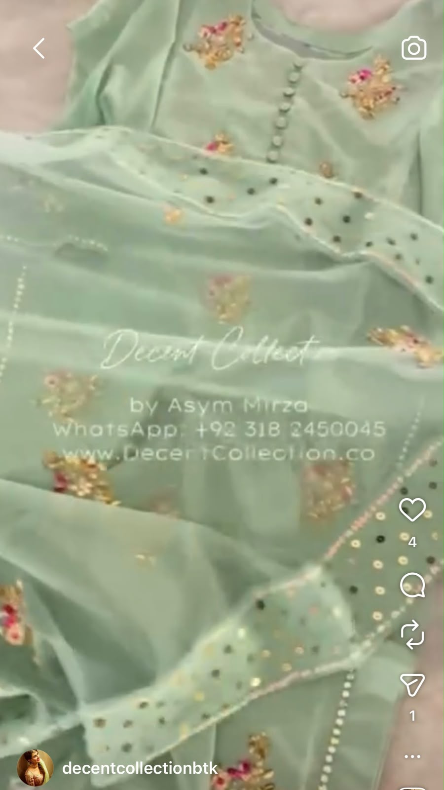 Mint Grace — handwork dress, photo 4