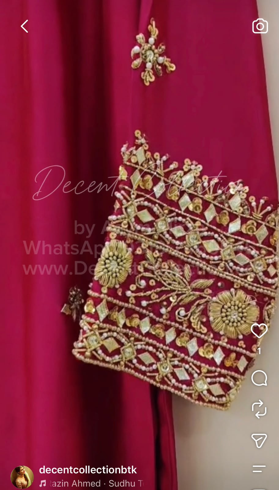 Ruby Royale — handwork dress, photo 3