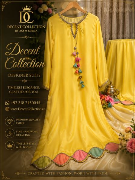 Rose Blossom — handwork Party Wear dress by Decent Collection Karachi