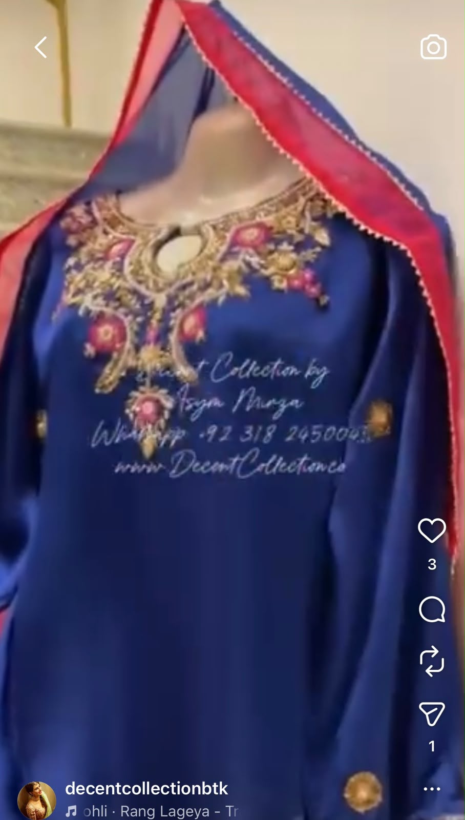 Royal Sapphire Bloom — handwork dress, photo 2