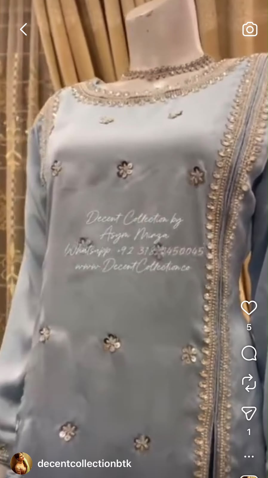 Sky Blue Elegance — handwork dress, photo 3
